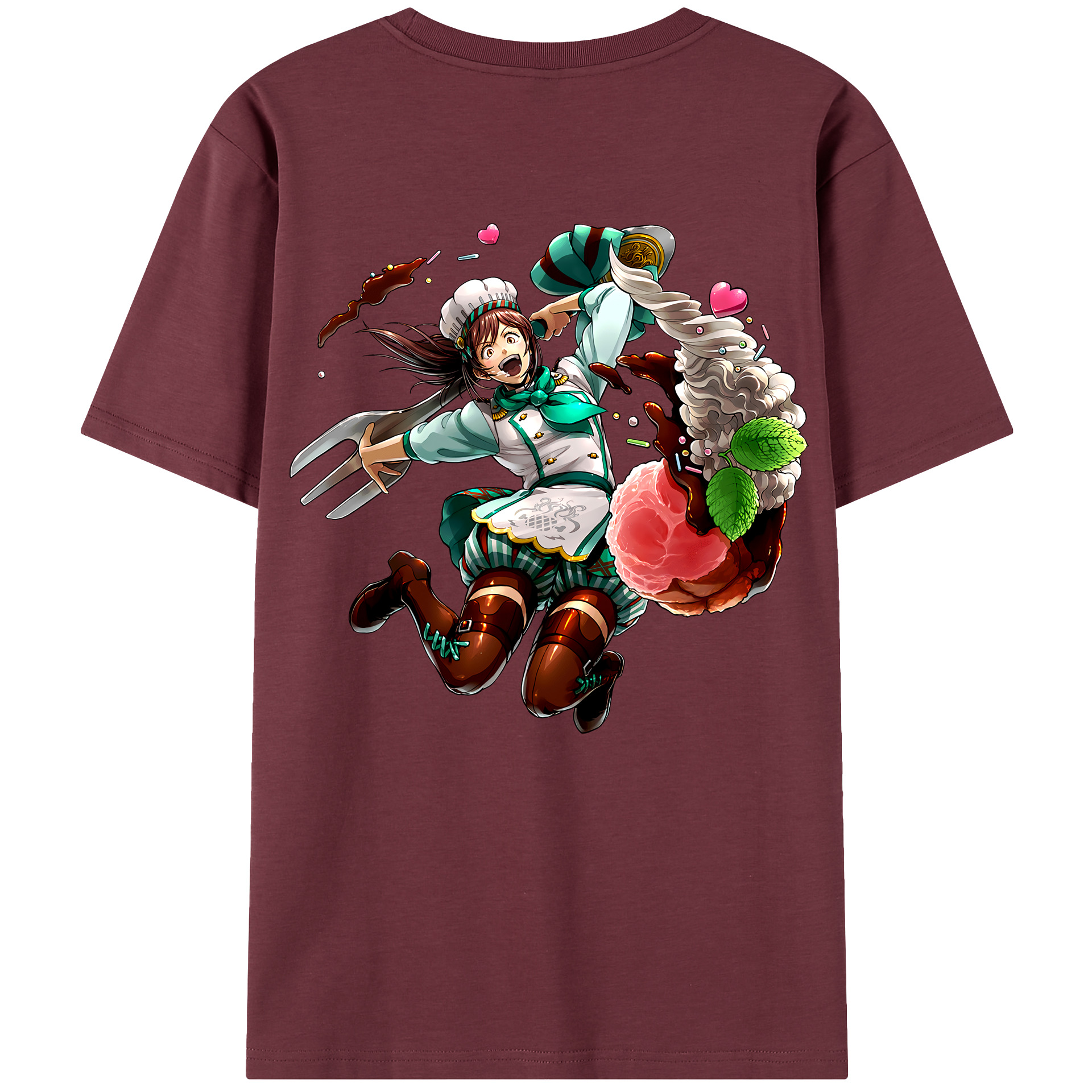 （画像用） 進撃の巨人 サシャ·ブラウス Attack on Titan Sasha Blaus 綿100％半袖Tシャツ（背面プリント）